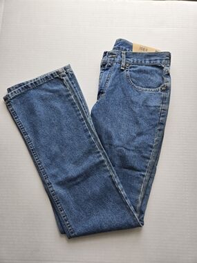 Vintage Lee Dungarees Can't Bust Em Low Rise Baby Boot Jeans - Size 9 NWT